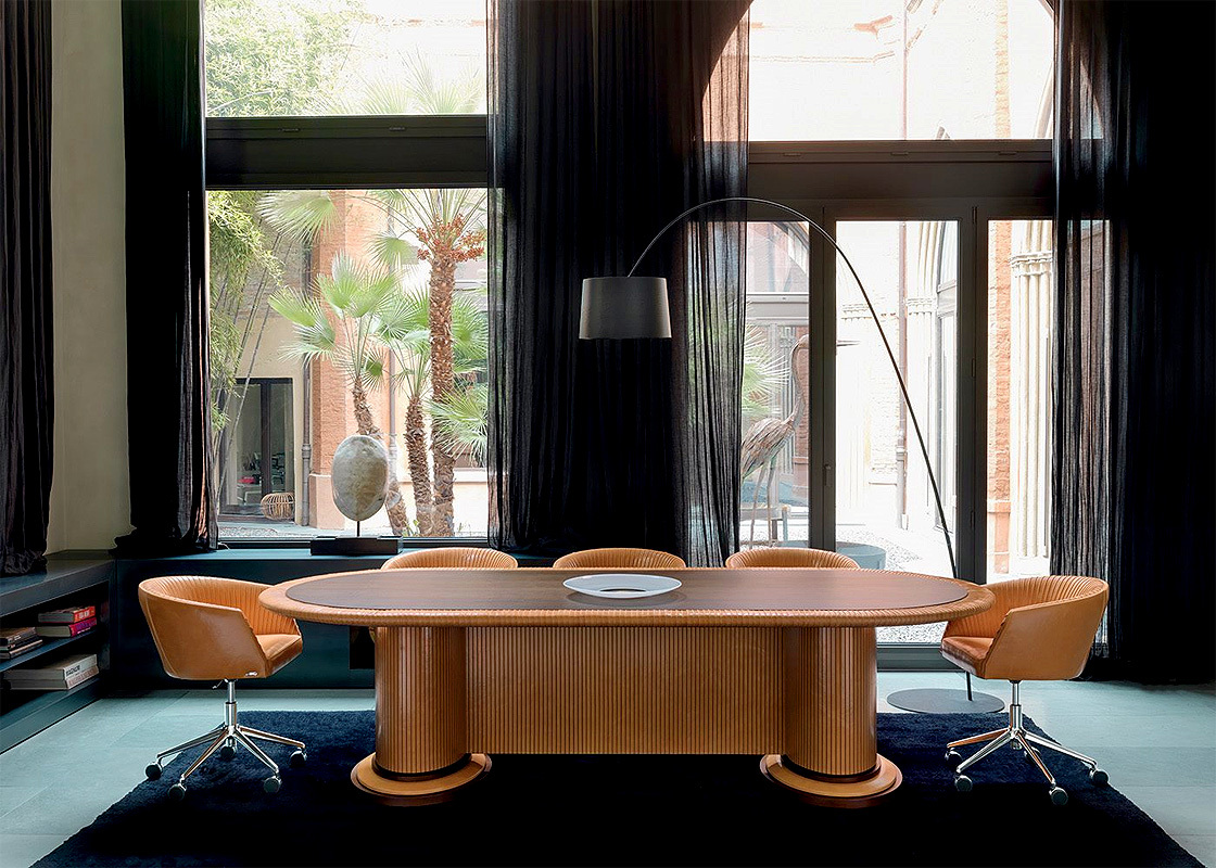 Переговорный стол  MASCHERONI ELLISSE CONFERENCE TABLE  - Вид №1