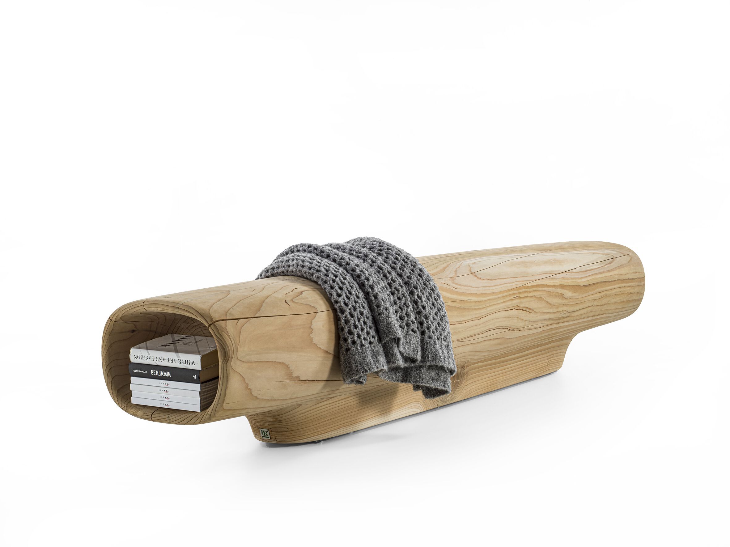 Скамейка из цельного кедра Riva 1920 TRAVETTO ARCH-00022719 - Вид №1