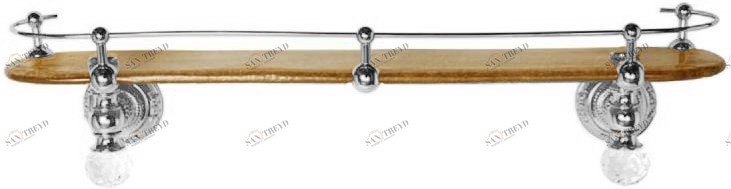 Полка MIGLIORE.CRistalia ML.CRS-60.220.CR - хром 