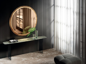 Круглое зеркало со встроенным освещением