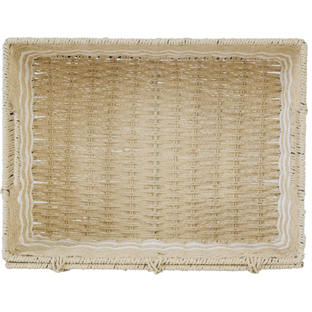 Корзина с крышкой Storidea HXL21.341 S 23x15x31 см 11 л бумага цвет бежевый STLM-2170057 - Вид №2