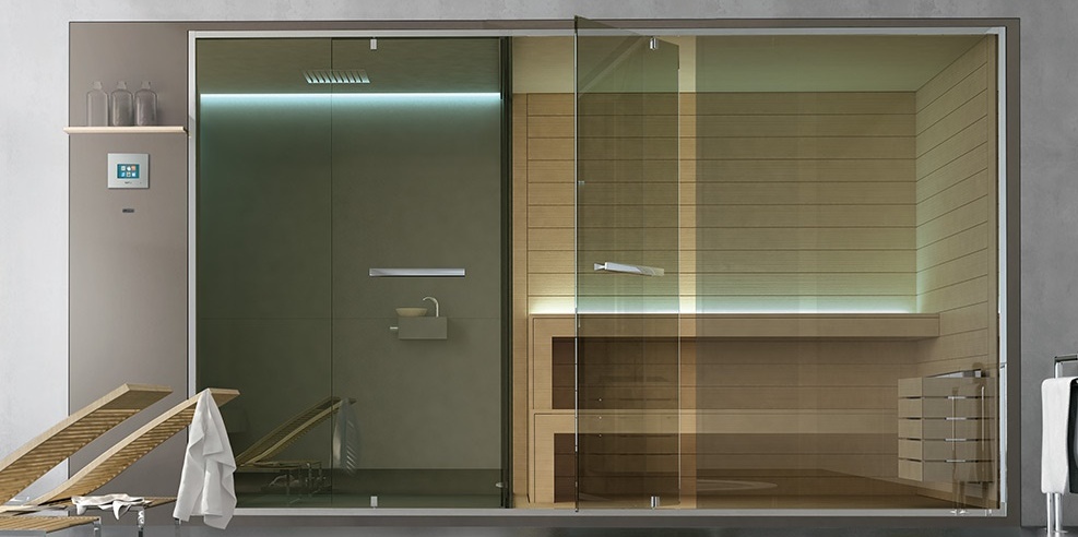 Многофункциональная баня 350 пристенная ETHOS Gruppo Geromin SSAET6P62DH - Вид №1