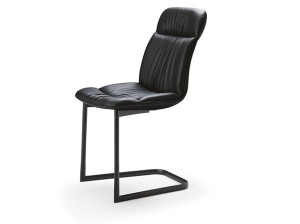 Кожаный консольный стул