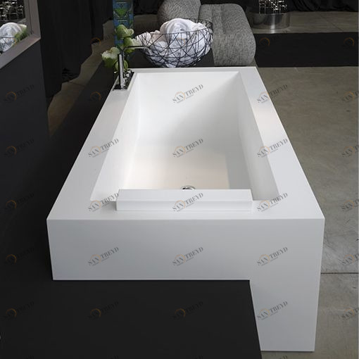 Ванна с полувстраиваемым фасадом BIBLIO70 Antonio Lupi BIBLIO L=180 см Antoniolupi