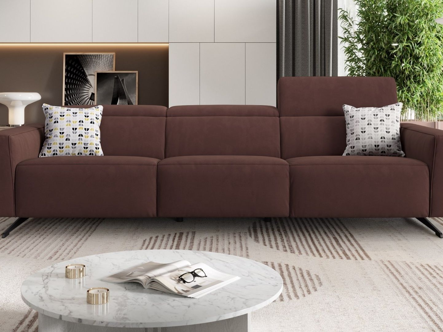 3-местный тканевый диван Sofanella ALESSO XXL ARCH-00048691 - Вид №1