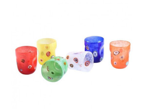 Набор из шести стаканов из муранского стекла ручной работы