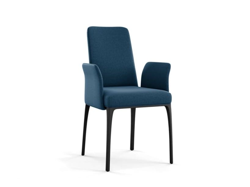 Мягкий тканевый стул с подлокотниками ROCHE BOBOIS Aida ARCH-00077195