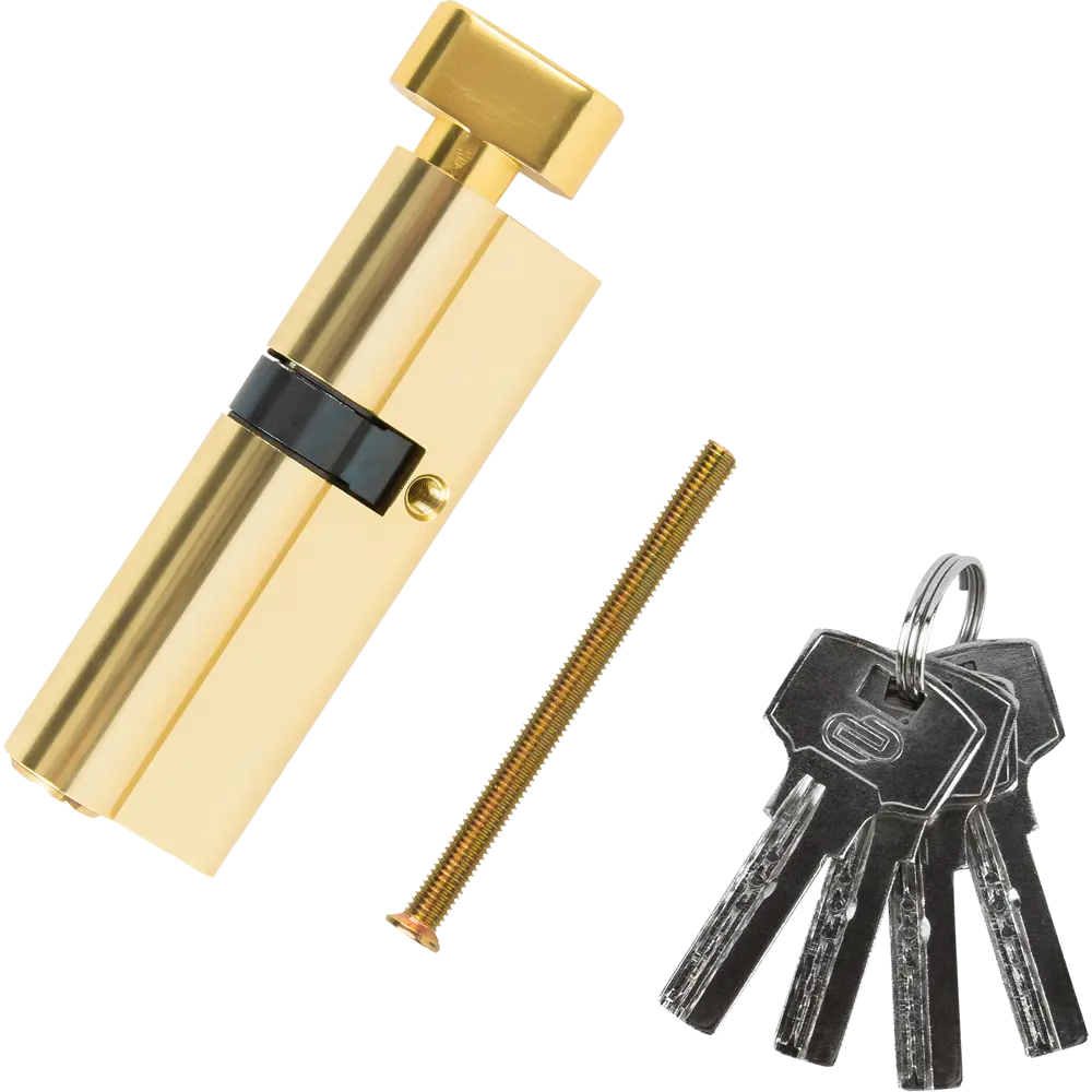 Цилиндр дверной Standers TTAL1-3555NBGD с вертушкой и ключами 82625316 STLM-0032190 - Вид №1