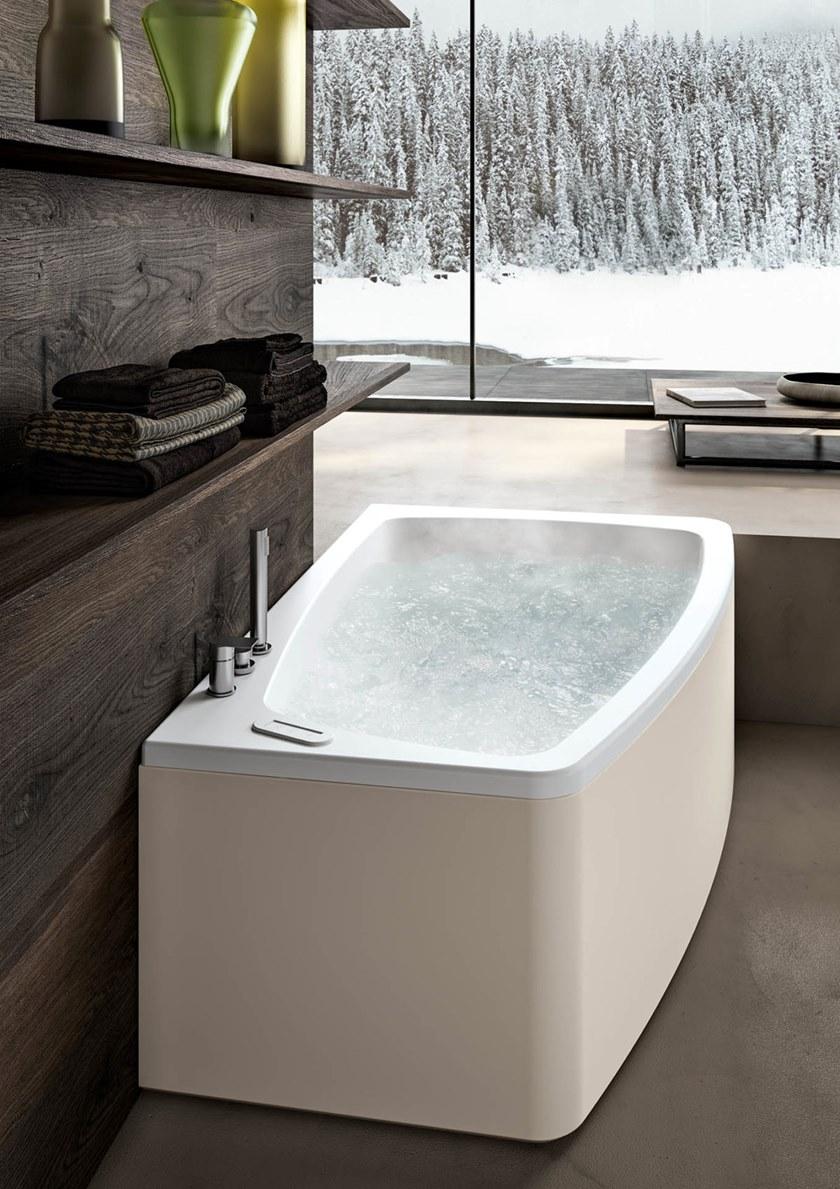 Albatros Асимметричная акриловая ванна с гидромассажем Thea 01th75bs - Вид №2