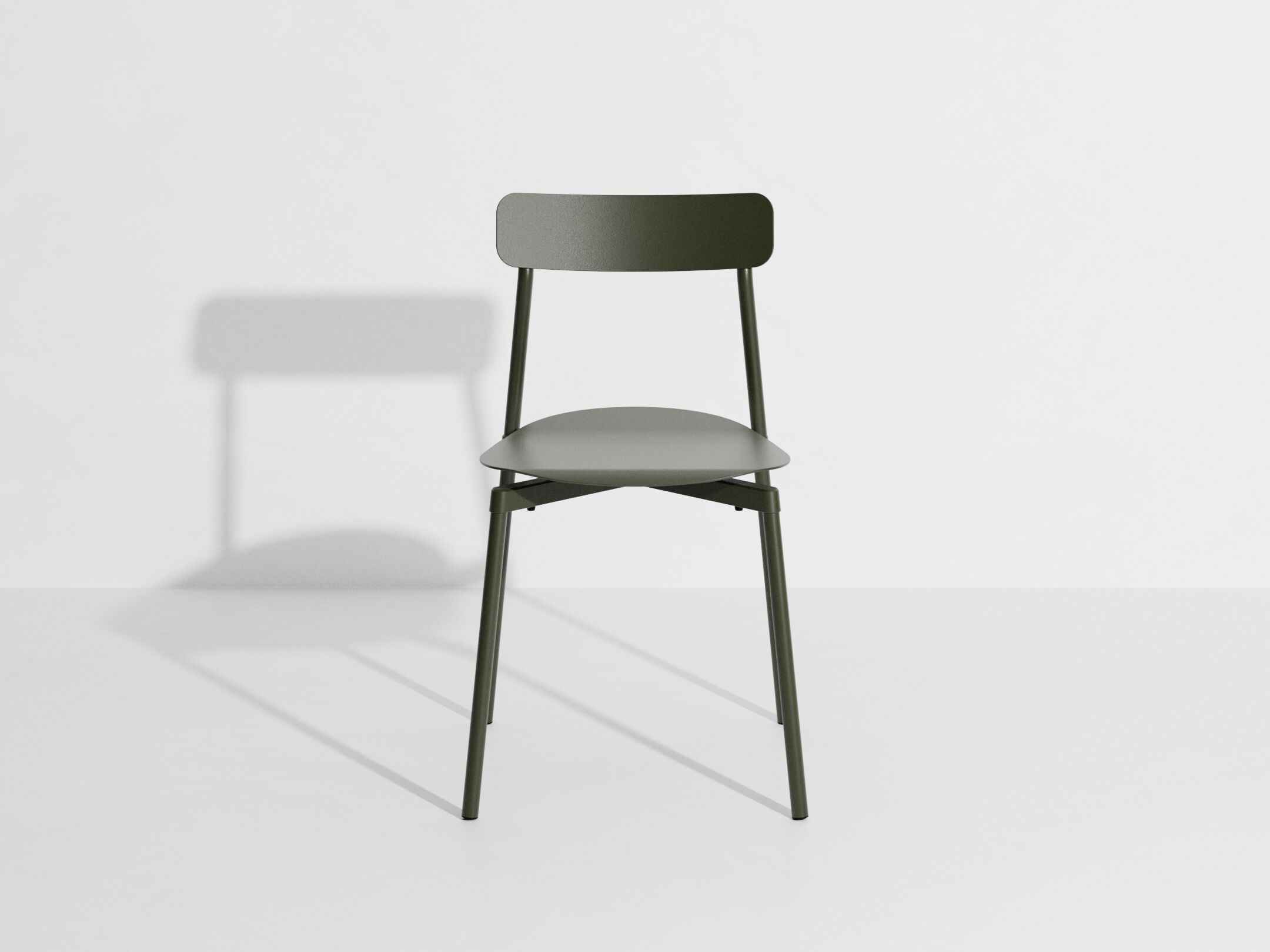 Алюминиевый штабелируемый стул с порошковым покрытием Petite Friture Fromme ARCH-00150568 - Вид №3