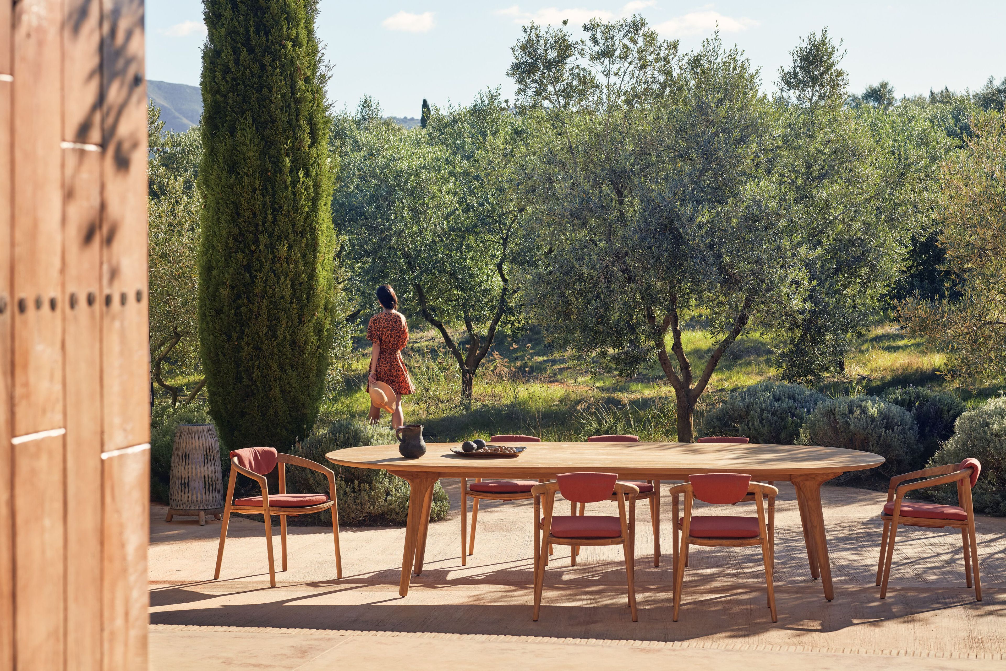 Керамический прямоугольный садовый стол MANUTTI Torsa ARCH-00001696 - Вид №3