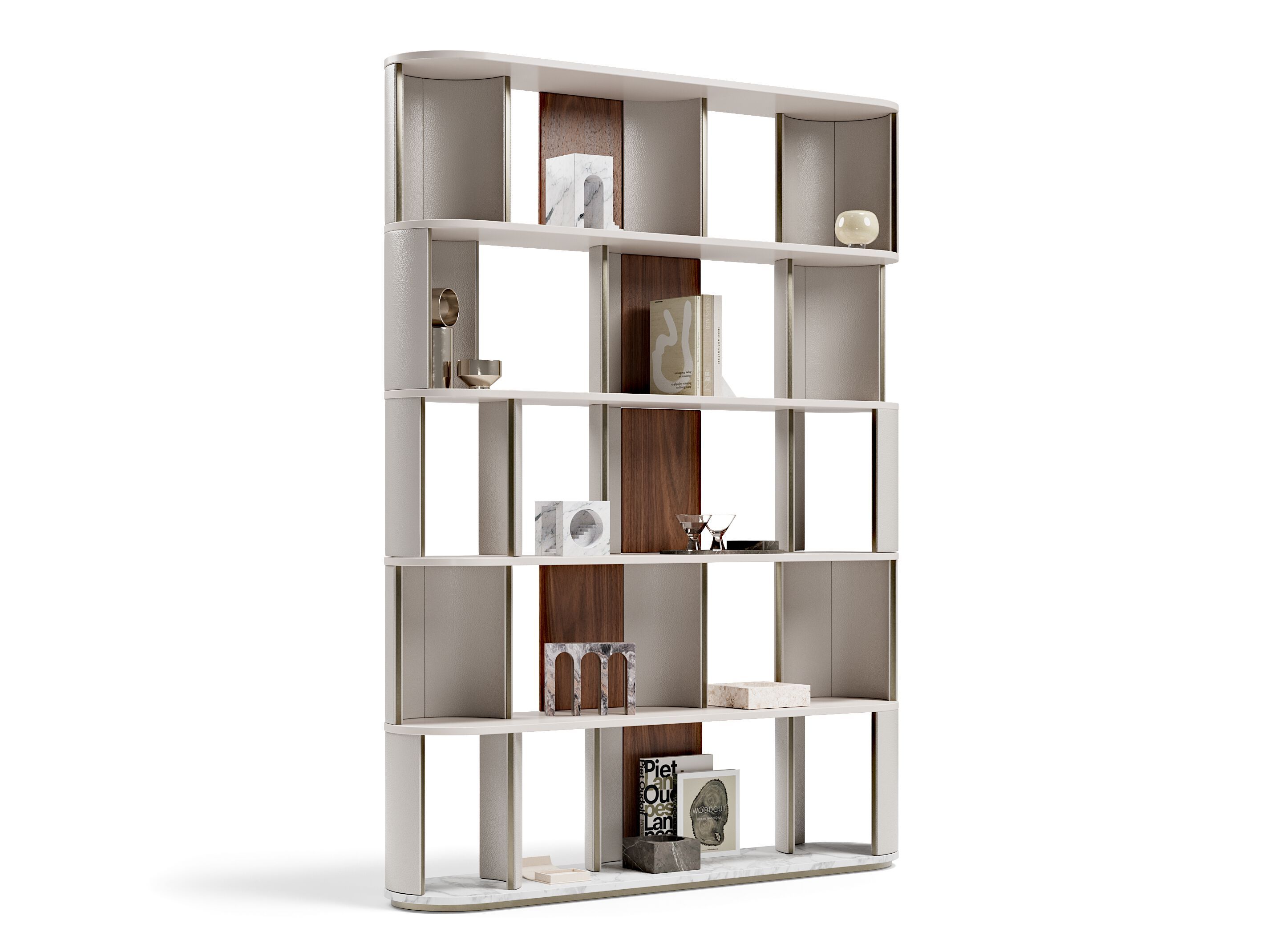 Деревянный настенный книжный шкаф Capital Collection SIPARIO ARCH-00077360