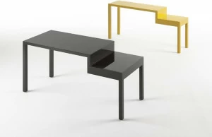 Kendo Mobiliario Лакированная прямоугольная консоль из мдф с ящиками