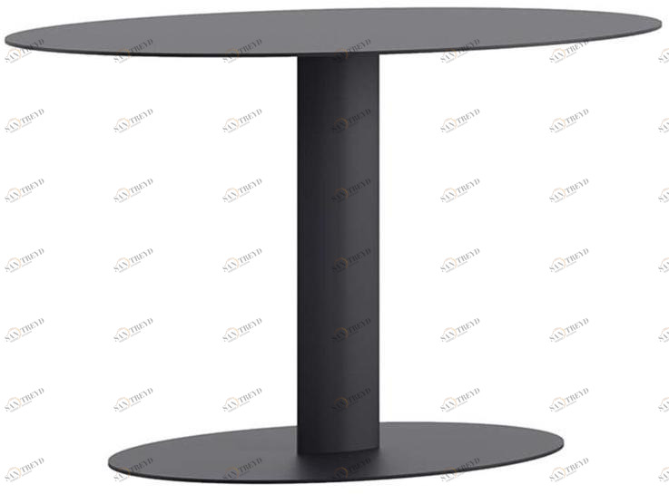 Ersa Овальный журнальный столик из крашеного металла sun-id-1453150