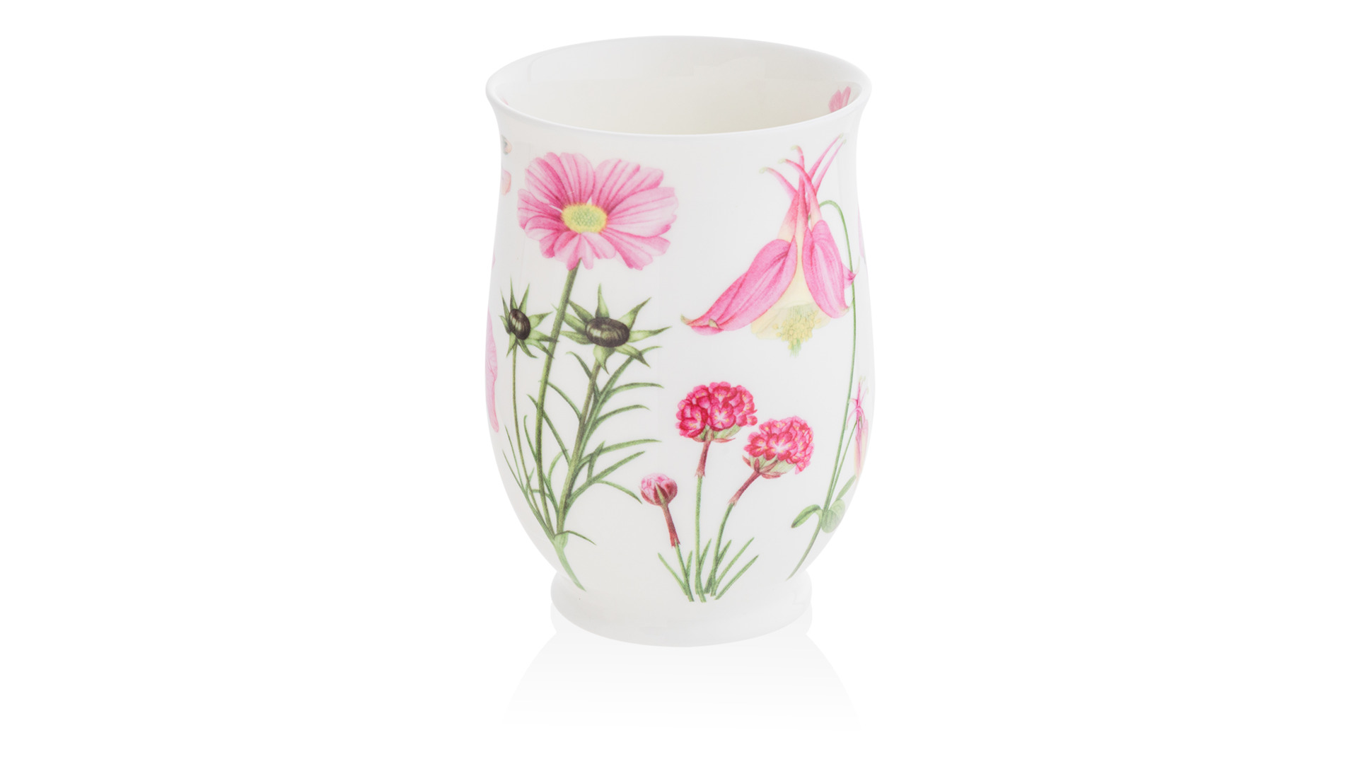 10671211 Dunoon Кружка Dunoon "Розовые цветы.Саффолк" 310мл Фарфор костяной  - Вид №2