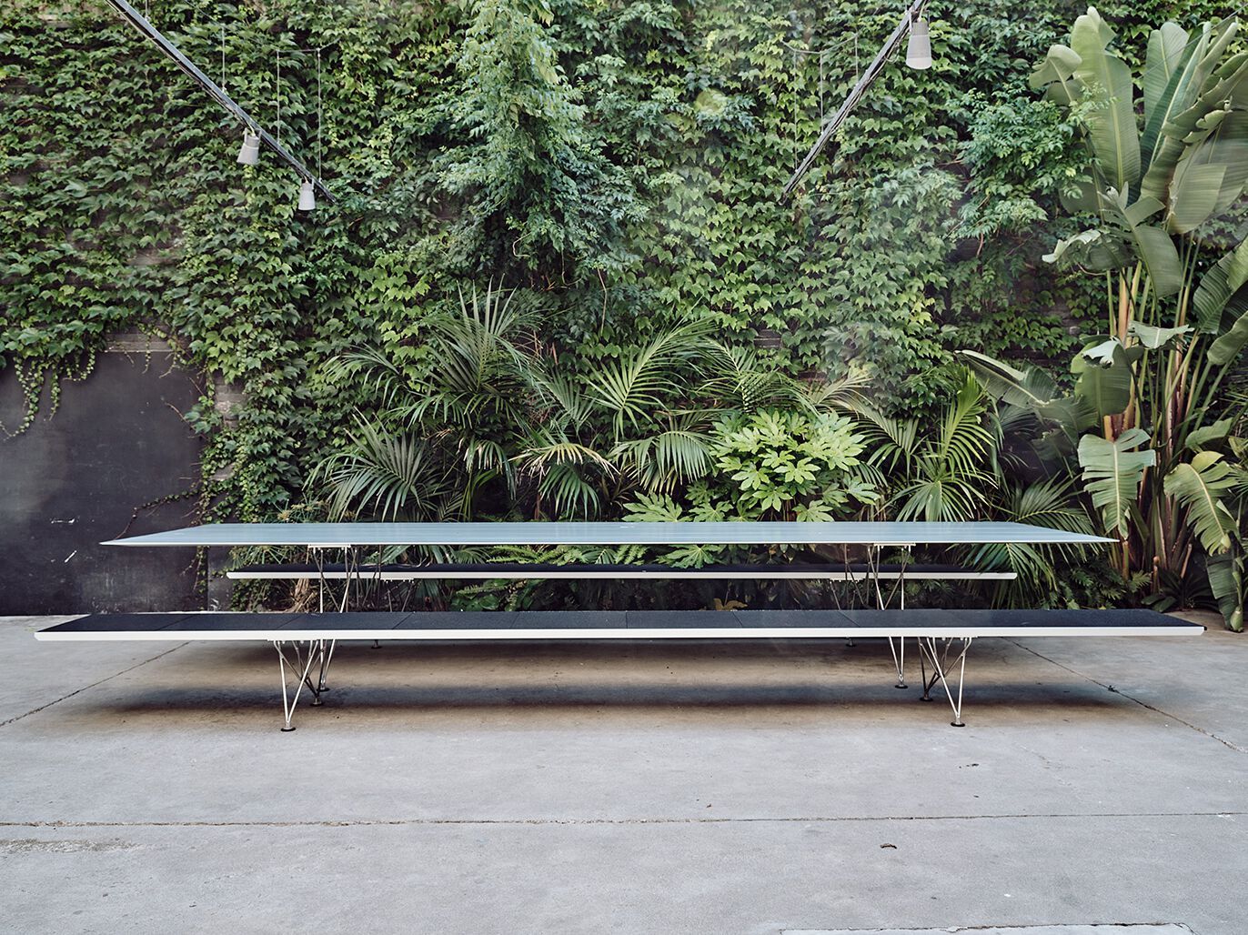 Прямоугольный обеденный стол из алюминия и нержавеющей стали BD Barcelona Aluminium ARCH-00104938 - Вид №5