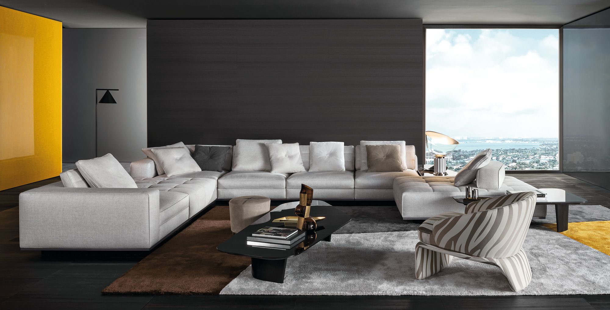 Модульный тканевый диван Minotti ARCH-00049247 - Вид №7