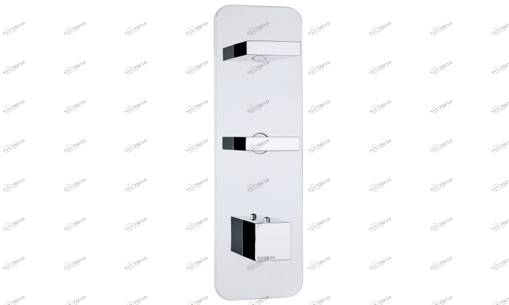Z033204 + Z030270000 Смеситель & запорный кран Rectangular 4 Outlets HP BOSSINI 