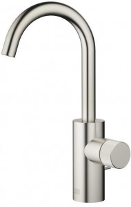 33510665-06 pure смеситель для умывальника однорычажный со сливным гарнитуром - платина матовая Dornbracht Meta