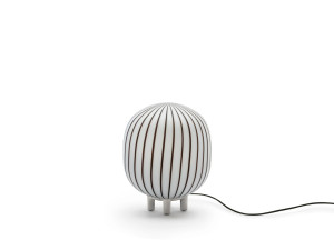 Светодиодная настольная лампа из дутого стекла