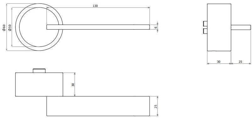 Dnd Алюминиевая ручка Timeless sun-id-1414922 - Вид №2