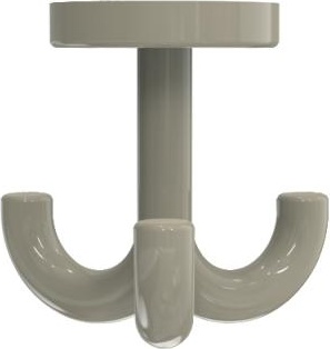 477.90.051 тройной крючок HEWI System 111 | Polyamid  - Вид №6