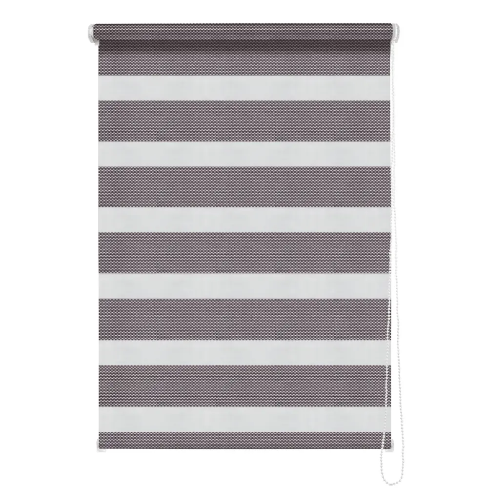 Штора рулонная день-ночь Liza 160x175 см серо-сиреневая MIAMOZA Коллекция 2024г STLM-2051766