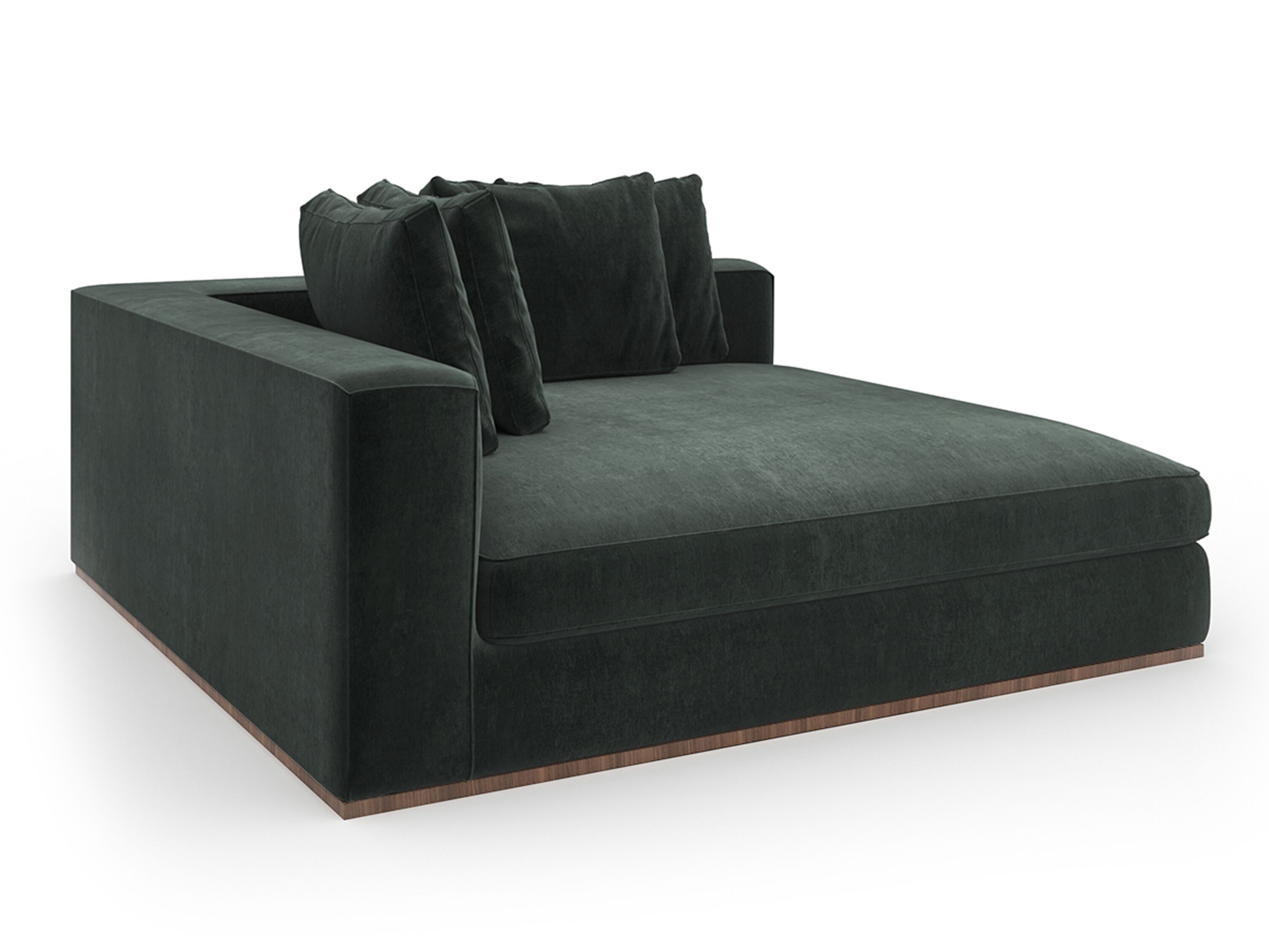 Бархатная мягкая спальная кровать Caracole BELLO ARCH-00053955 - Вид №1