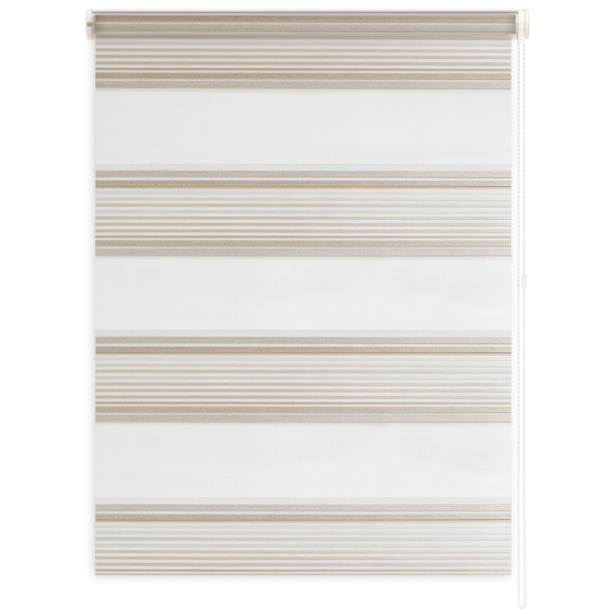 83503064 Штора рулонная день-ночь Miamoza Verona 120x160 см белая Santreyd 