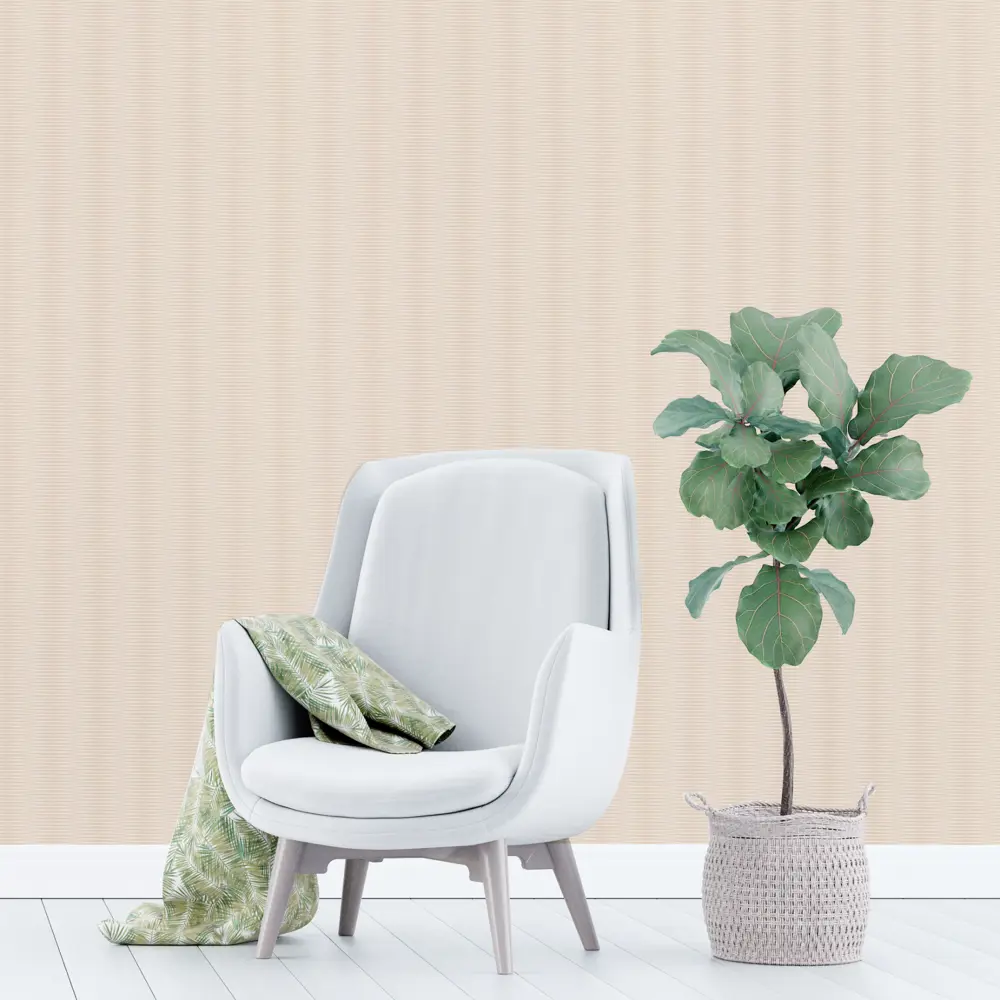 Обои виниловые Home Color Algae бежевые 0.53 м 11028-21 83118969 STLM-2156738 - Вид №2