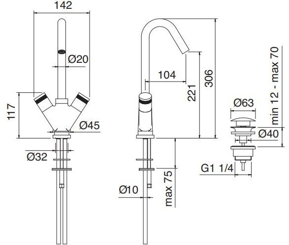 Rubinetterie Treemme X-change  7215xr  - Вид №3