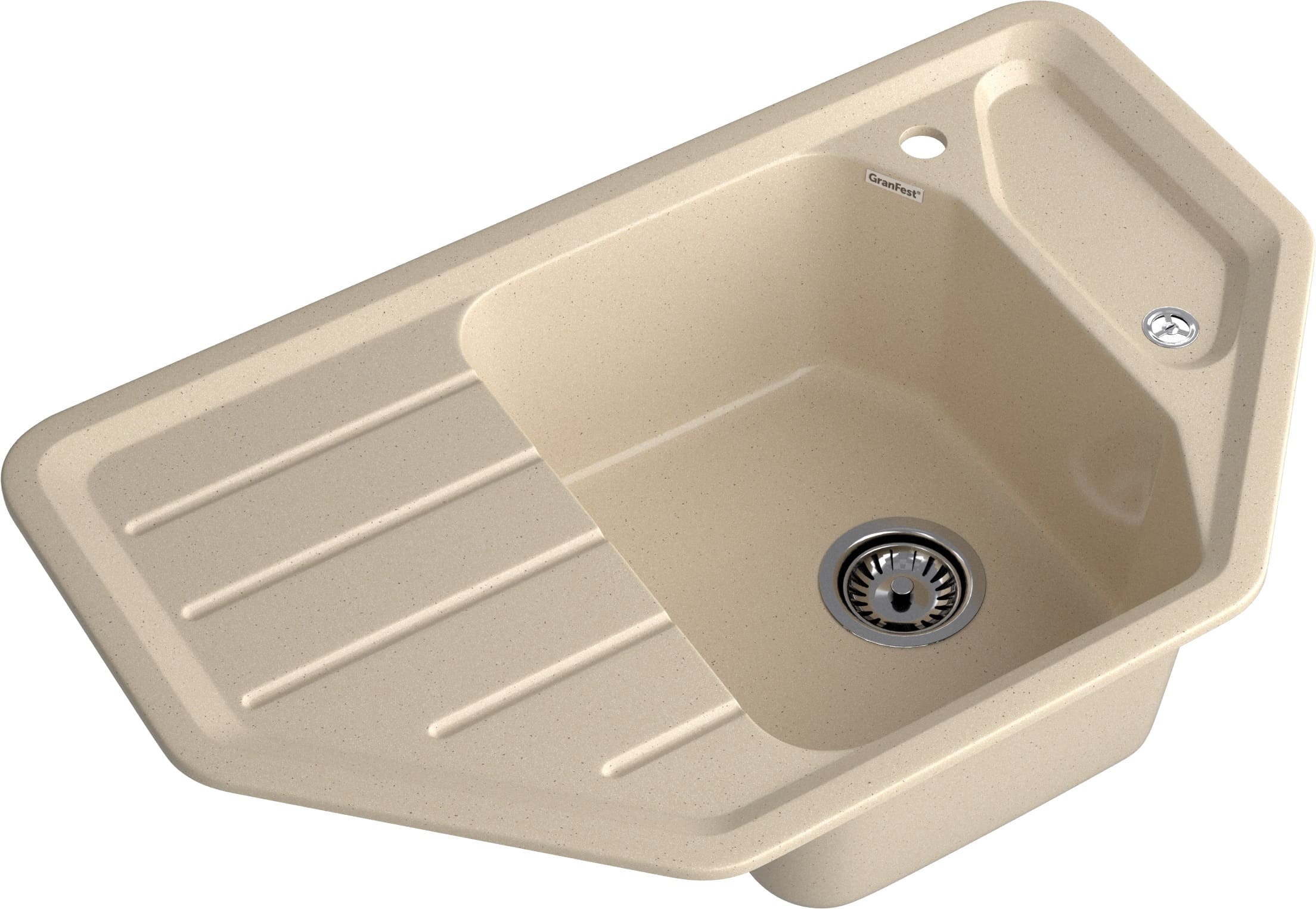 Кухонная мойка Искусственный камень CORNER S307 GranFest C-800E-S307 - Вид №2