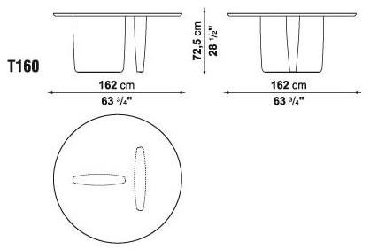B&B Italia Круглый мраморный стол Tobi-ishi sun-id-1472816 - Вид №4