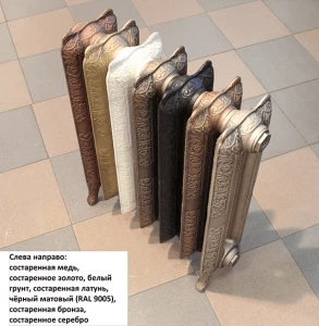 Чугунный радиатор Demir Dokum Historic 350 4 секции