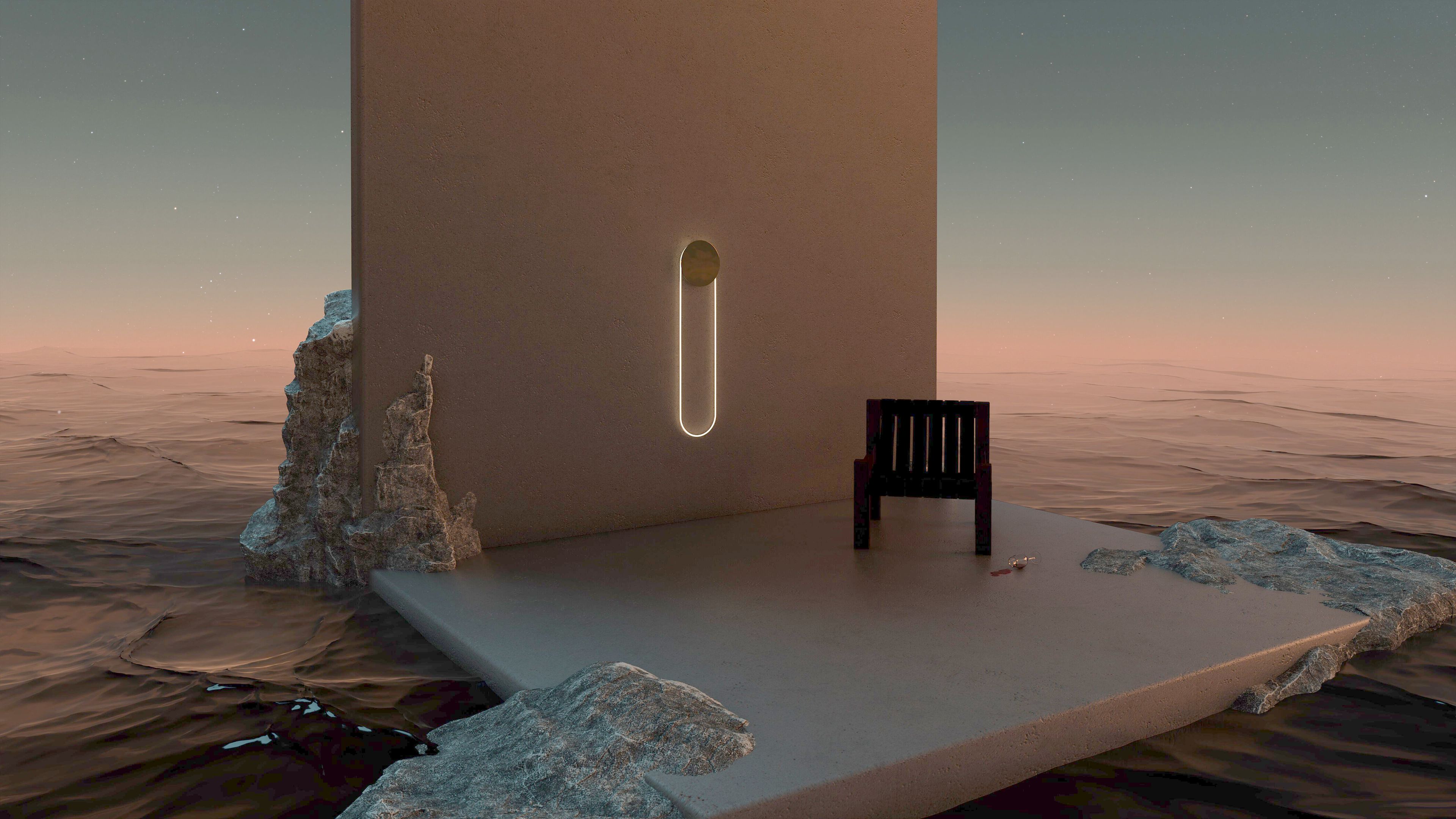 Стеклянный светодиодный настенный светильник Darmes Ra ARCH-00050010 - Вид №37