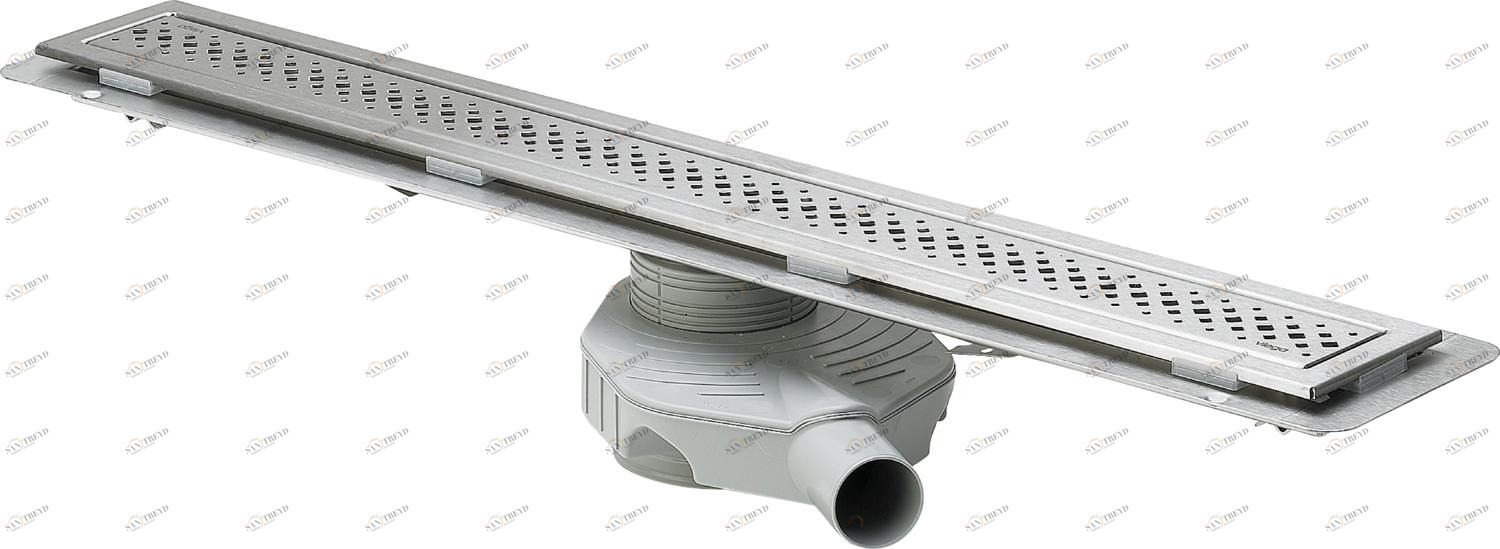 Канализационная арматура  Душевые лотки Advantix  Решетки VIEGA 619 084 1)3) Модель 4964.10 Santreyd 