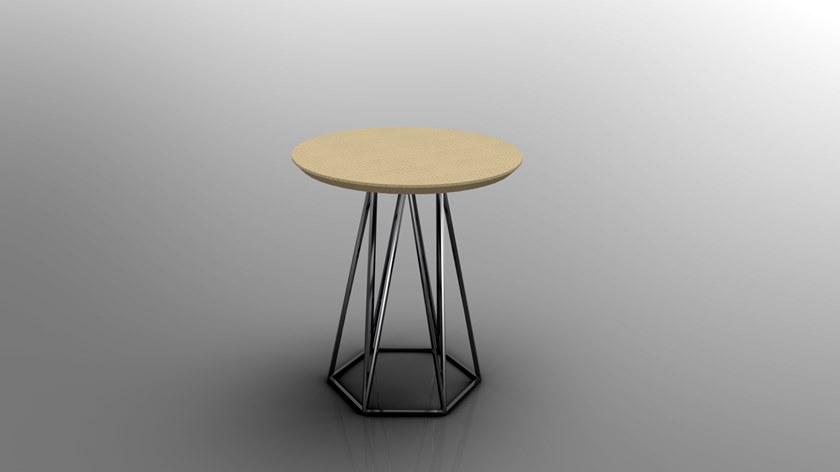 EmmeBi Круглый лакированный журнальный столик sun-id-1506639 - Вид №3