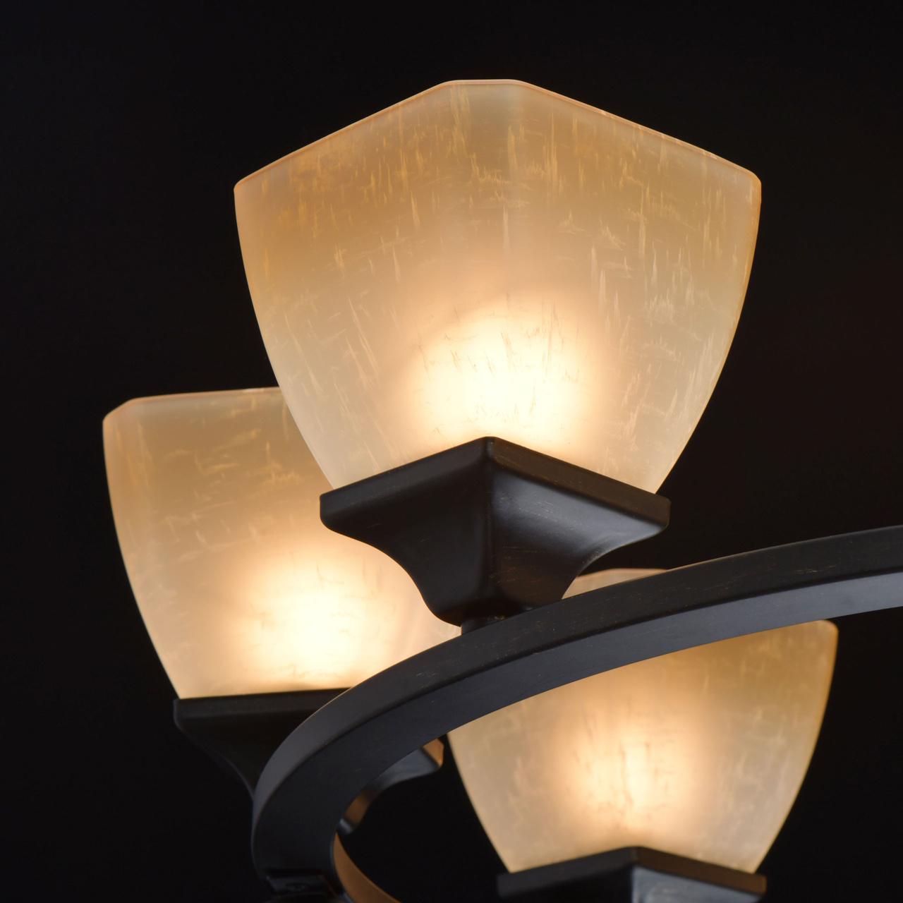 Подвесная люстра MW-Light Замок 249018808 MW-LIGHT ДИЗАЙНЕРСКИЕ, ЗАМОК 279674 Бежевый  - Вид №3