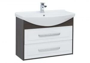 Тумба с раковиной Aquanet Остин 85 дуб кантербери/белый