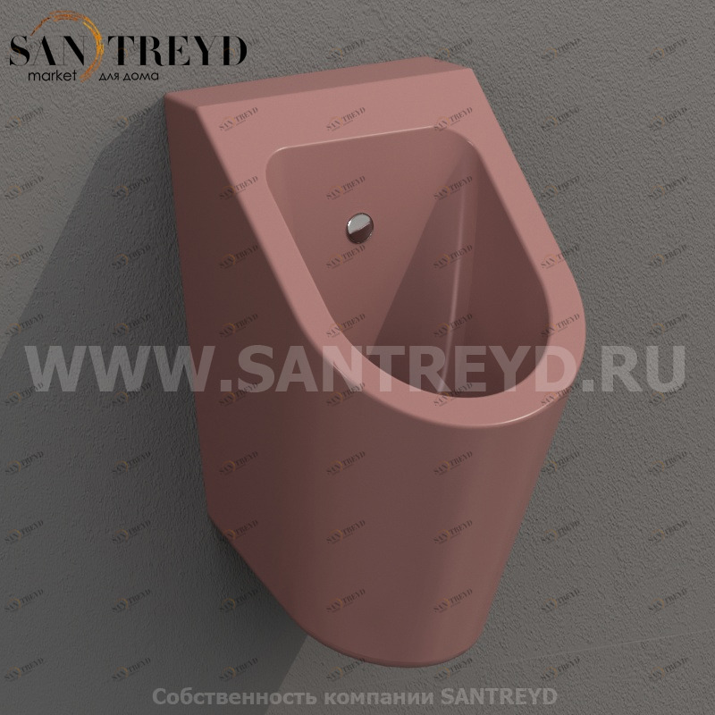 FO029FR Настенный писсуар, уринал с мушкой Ceramica Globo FORTY3