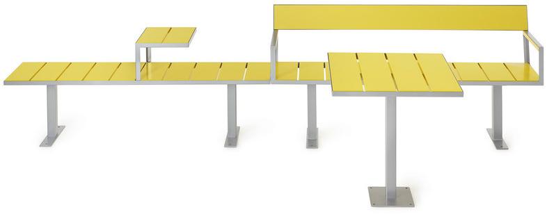 Nola Industrier Скамья стальная без спинки Sidewalk sun-id-1497646 - Вид №3