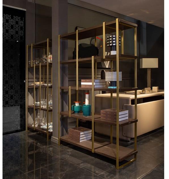 Formitalia Открытый отдельно стоящий книжный шкаф из шпонированной древесины sun-id-1414546 - Вид №3