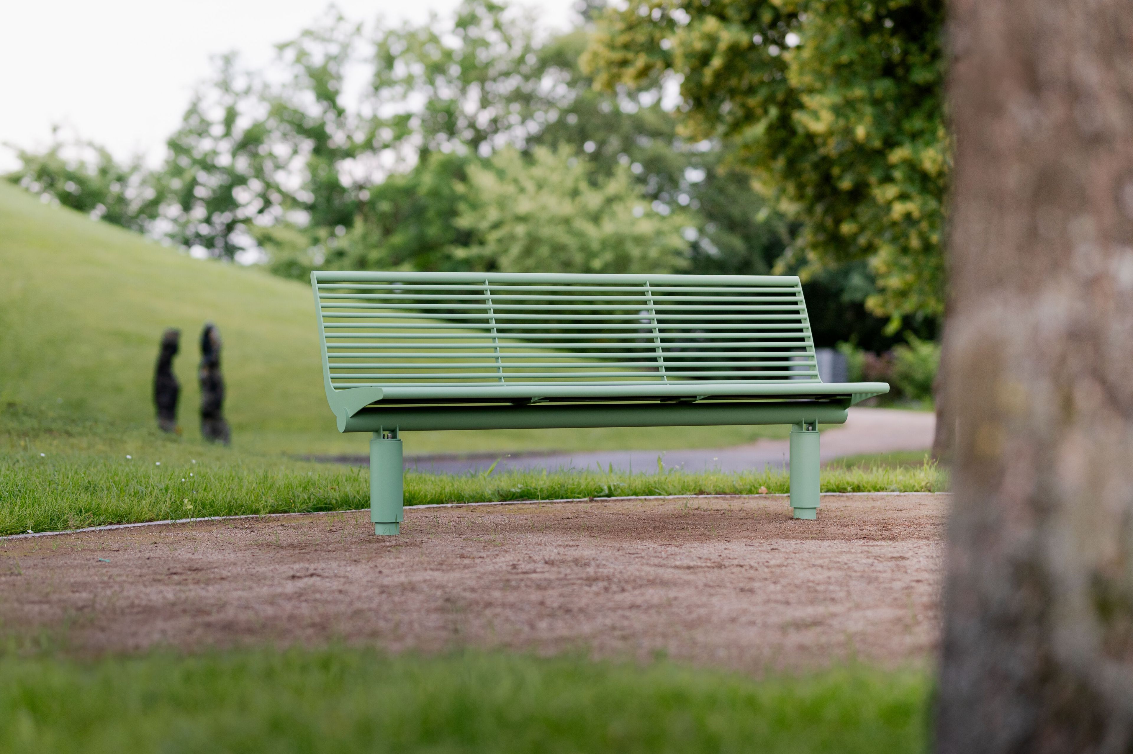 Скамья из нержавеющей стали со встроенным освещением BENKERT BANKE Siardo ARCH-00001092 - Вид №2