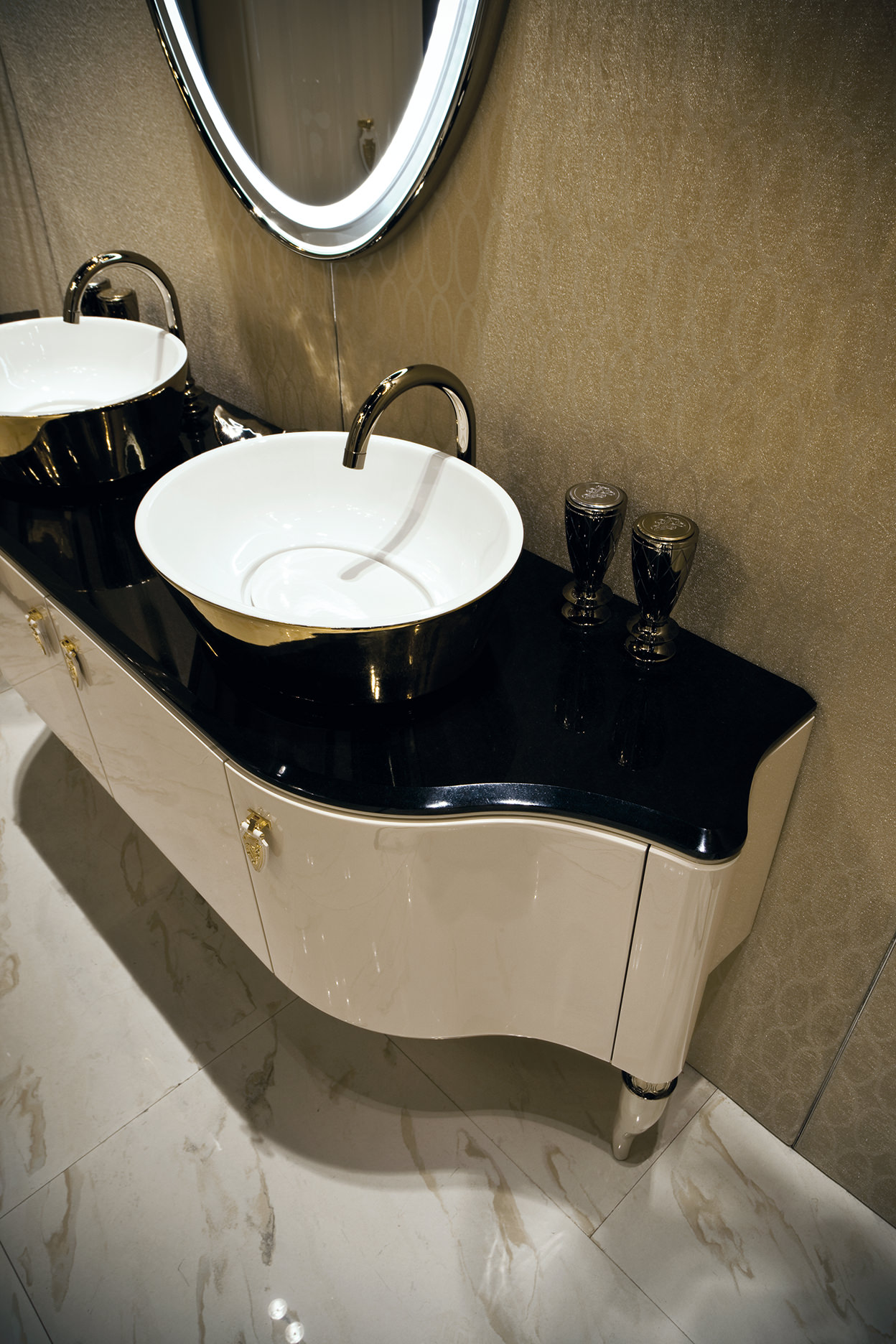 Grimilde Doppia Консольный умывальник с зеркалом Visionnaire  - Вид №4