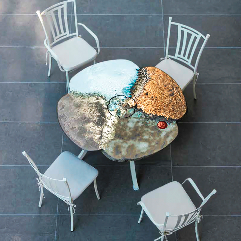 Стол  DOMIZIANI FLOWER 80  - Вид №1