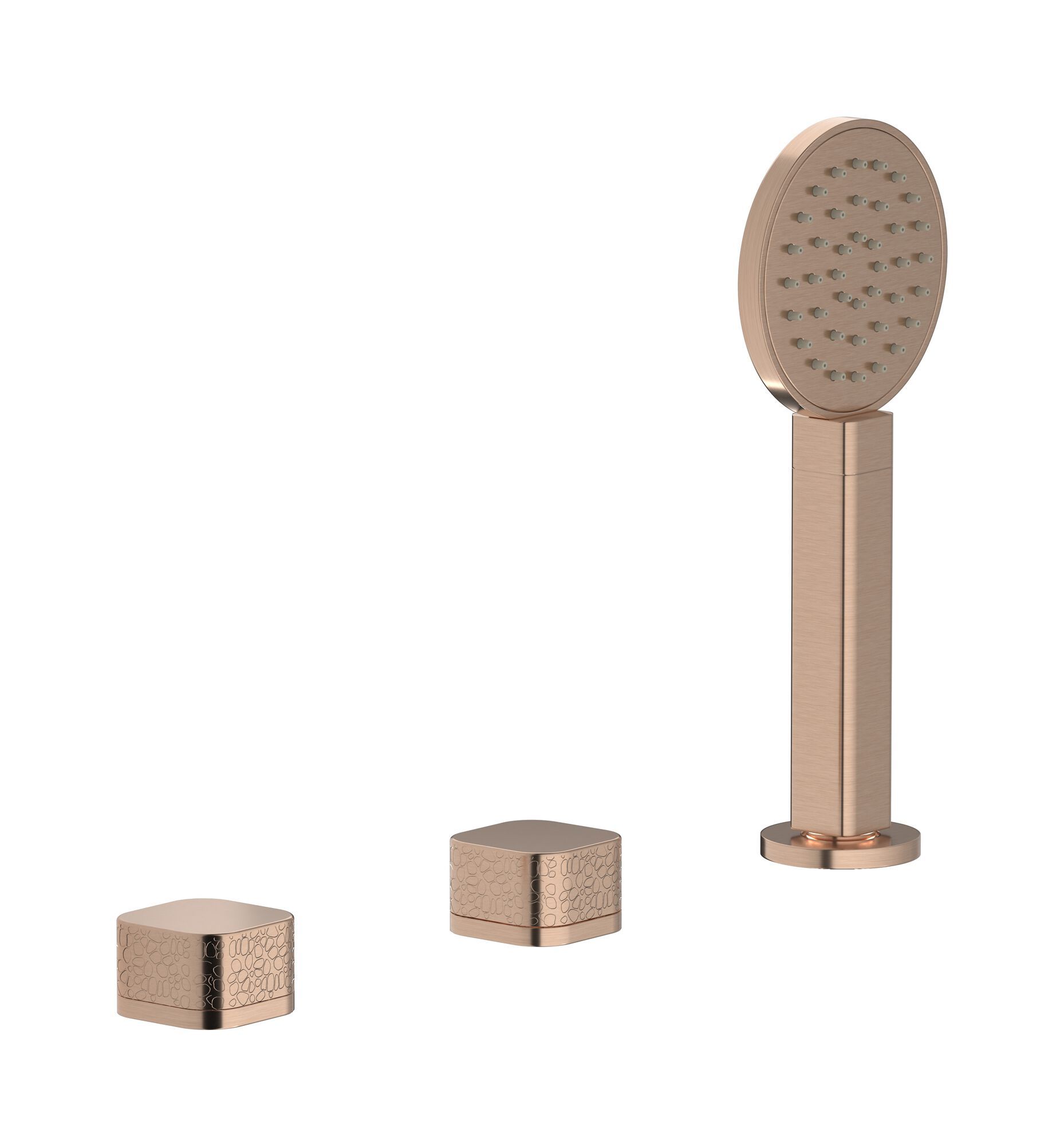 Встраиваемый смеситель для ванны с 3 отверстиями и ручным душем IB Elio ARCH-00084092 - Вид №22