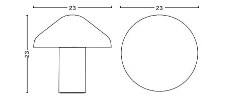 Поликарбонат батареи светодиодные настольные лампы In Stock Hay ARCH-00119689 - Вид №2
