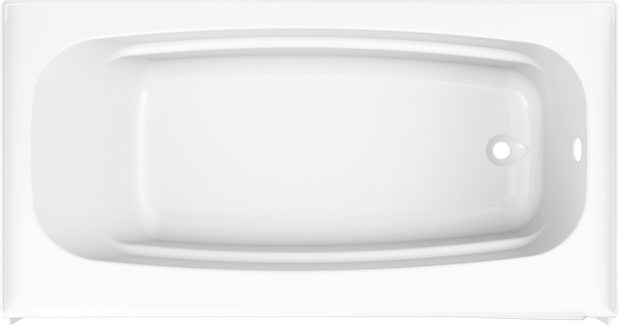 Правый слив для ванны 60 "x 32" Delta Faucet Laurel B10311-6032R-WH - Вид №1