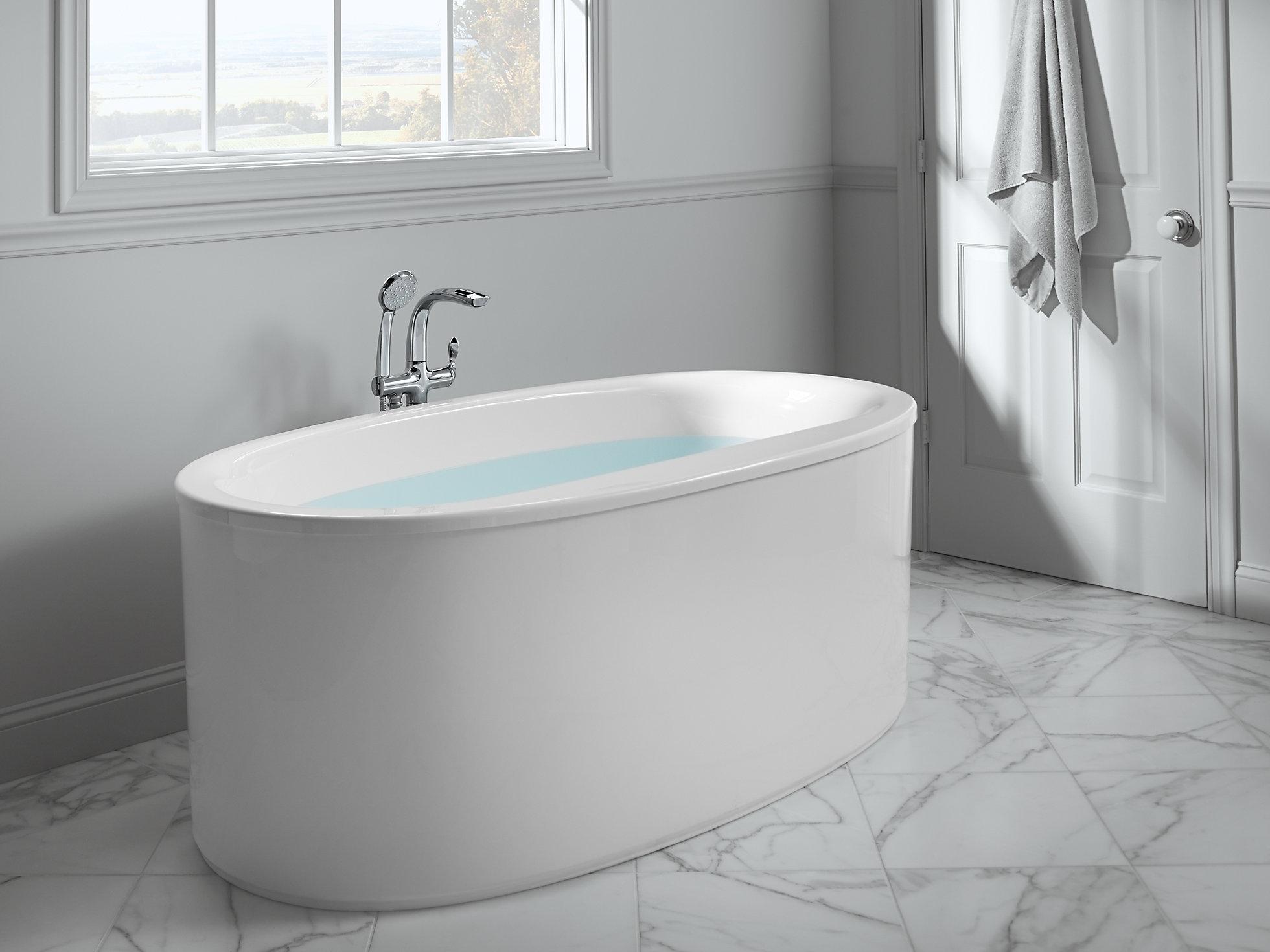 KOHLER Напольная накладка для ванны Refinia с ручным душем K-T97334-4-CP  - Вид №4