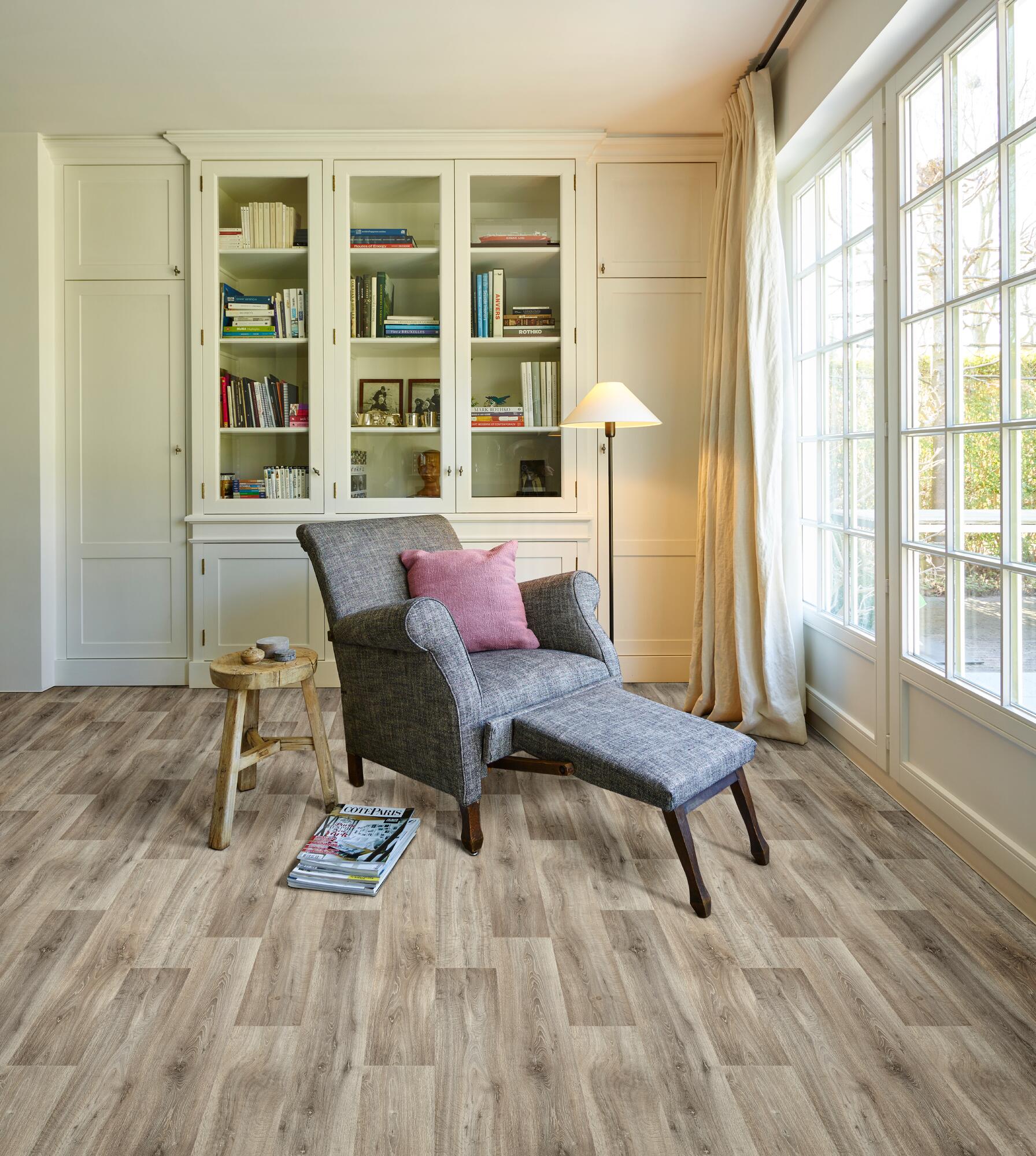 Нескользящий виниловый пол с эффектом дерева BEAUFLOR Tex-style ARCH-00032165 - Вид №2